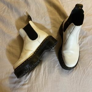 White Platform Dr Martens size 7